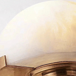 Бра с 2-мя мраморными плафонами на латунном корпусе Light Warm Light варинант исполнения - 2 | Loft Concept в Уфе