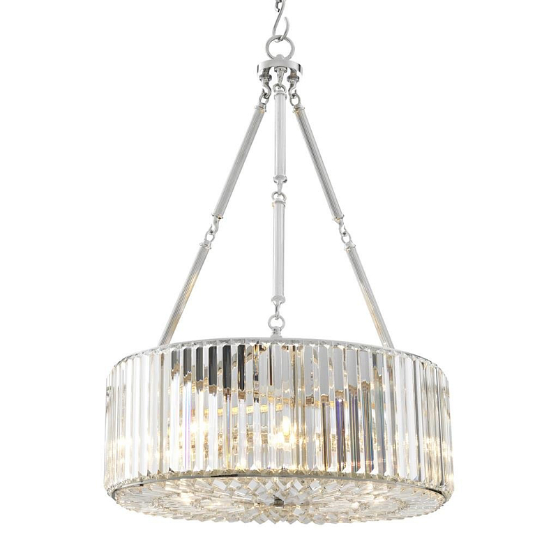 Люстра Chandelier Infinity Nickel Никель Прозрачный (Transparent) в Уфе | Loft Concept 