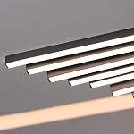 Люстра в виде распахнутых крыльев из тонких металлических планок Flight of Freedom варинант исполнения - 13 | Loft Concept в Уфе