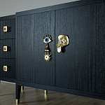 Большой Комод-буфет Elsa Dreams Black с ящиками варинант исполнения - 2 | Loft Concept в Уфе