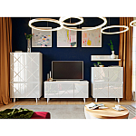 Полка с зеркальным декором Arden Mirror Shelf варинант исполнения - 5 | Loft Concept в Уфе