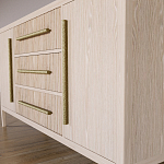 Буфет Primo с тремя ящиками и двумя фасадами Светлый дуб варинант исполнения - 7 | Loft Concept в Уфе