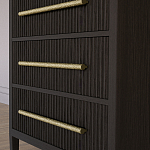 Комод Primo с 3 выдвижными ящиками Темный орех варинант исполнения - 3 | Loft Concept в Уфе