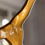 Зеркало кругле с декоративной золотой вставкой Golden Tree варинант исполнения - 2 | Loft Concept в Уфе