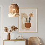 Люстра круглая плетеная с кисточками Small Solar Glow варинант исполнения - 1 | Loft Concept в Уфе