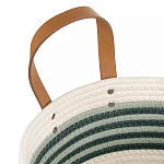 Корзина для хранения с ручками плетеная Interlacement Green  варинант исполнения - 2 | Loft Concept в Уфе