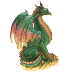 Декоративная статуэтка Дракон Green Orange Dragon Statuette варинант исполнения - 1 | Loft Concept в Уфе
