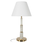 Настольная лампа с белым конусовидным абажуром More Tender варинант исполнения - 1 | Loft Concept в Уфе