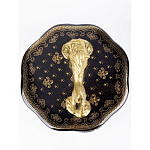 Шкатулка черного цвета с крышкой с фигуркой льва Eden Garden варинант исполнения - 5 | Loft Concept в Уфе