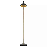 Торшер с плафоном в форме купола в сочетании черного и золотистого цвета Minimalist Execution варинант исполнения - 3 | Loft Concept в Уфе