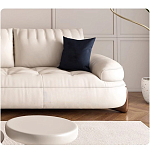 Диван кожаный с каркасом из массива дерева Furniture Medieval варинант исполнения - 4 | Loft Concept в Уфе