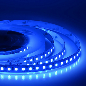 Светодиодная лента 20W/m 120LED/m 2835SMD синий 5M