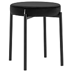 Табурет с мягким круглым сиденьем RIO Black варинант исполнения - 1 | Loft Concept в Уфе