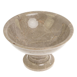 Конфетница из бежевого мрамора Stone Candy Bowl варинант исполнения - 2 | Loft Concept в Уфе