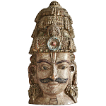 Арт-объект на стену Маска из массива акации Acacia Mask варинант исполнения - 6 | Loft Concept в Уфе