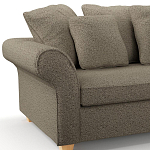 Мебельная ткань Шенилл коричневый цвет 138 см T4-28 варинант исполнения - 4 | Loft Concept в Уфе