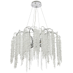 Люстра с хрустальными подвесками Bunch of Crystal Berries Silver Chandelier 8 варинант исполнения - 2 | Loft Concept в Уфе