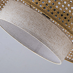 Подвесной светильник с декоративным поясом из плетеного бамбука Biuloggicu варинант исполнения - 8 | Loft Concept в Уфе