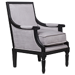 Кресло Harry Armchair black and grey velour варинант исполнения - 1 | Loft Concept в Уфе