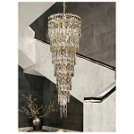 Люстра многоярусная каскадная с хрустальными подвесками Roul Crystal Light варинант исполнения - 10 | Loft Concept в Уфе