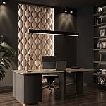 Гипсовая 3D панель с принтографией PM-108 варинант исполнения - 6 | Loft Concept в Уфе