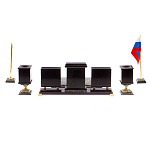 Настольный письменный набор из нефрита на ножках Executive Recruitment варинант исполнения - 5 | Loft Concept в Уфе