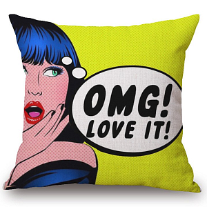 Декоративная подушка OMG