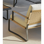 Дизайнерское уличное кресло на металлическом каркасе PHOENIX Armchair варинант исполнения - 6 | Loft Concept в Уфе