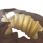 Кофейный стол Burl Exotic tree Coffee Table Black варинант исполнения - 3 | Loft Concept в Уфе