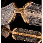 Люстра кольцевая с текстурным природным рисунком IceFlame варинант исполнения - 2 | Loft Concept в Уфе