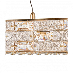 Люстра волнистой формы с текстурной огранкой Reflection of Reality варинант исполнения - 4 | Loft Concept в Уфе