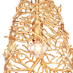 Подвесной светильник золотой в виде кораллов Coral Decor варинант исполнения - 1 | Loft Concept в Уфе