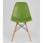 Пластиковый стул на ножках из массива бука Eames Green варинант исполнения - 4 | Loft Concept в Уфе