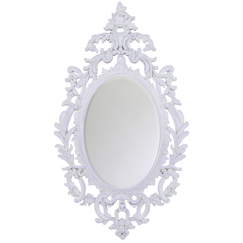 Зеркало в ажурной раме с эффектом старины Classic Ornament Mirror Бежевый Зеркало в Уфе | Loft Concept 