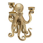 Подсвечник золотой Осьминог Gold Octopus Candlestick  варинант исполнения - 1 | Loft Concept в Уфе
