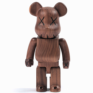 Статуэтка Bearbrick Dark Walnut