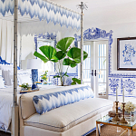 Обои ручная роспись Porto by Alessandra Branca Original colourway on dyed paper варинант исполнения - 1 | Loft Concept в Уфе