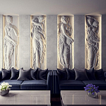 Барельеф FOUNTAIN OF INNOCENTS варинант исполнения - 1 | Loft Concept в Уфе