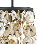 Подвесной светильник с подвесками из устричных раковин Sea Ravens варинант исполнения - 1 | Loft Concept в Уфе