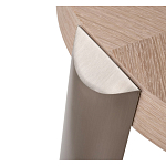 Столик журнальный круглый со светлым шпоном Light Veneer Table варинант исполнения - 3 | Loft Concept в Уфе