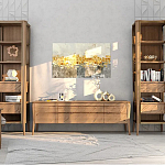 Витрина правая из массива дуба с 5-ю полками и 2-мя ящиками Tasteful Furniture варинант исполнения - 2 | Loft Concept в Уфе