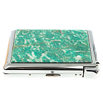 Портсигар с газовой зажигалкой из натурального камня Амазонит Stone Cigarettes Cases варинант исполнения - 10 | Loft Concept в Уфе