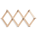 Настенная деревянная раздвижная вешалка Larson Wood Hanger варинант исполнения - 6 | Loft Concept в Уфе