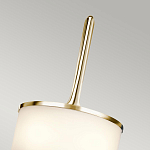 Бра вертикальное с белым полукруглым плафоном и длинным стержнем S Kichler варинант исполнения - 9 | Loft Concept в Уфе