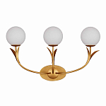 Бра с золотым каркасом в виде стебля с листьями Inspired by Nature варинант исполнения - 3 | Loft Concept в Уфе