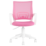 Офисное кресло с основанием из белого пластика Desk chairs Pink варинант исполнения - 2 | Loft Concept в Уфе