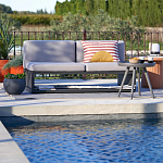 Садовый диван на каркасе из алюминия Petro варинант исполнения - 8 | Loft Concept в Уфе