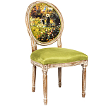 Стул из натурального бука с цветочным принтом Impressionism in Color варинант исполнения - 2 | Loft Concept в Уфе