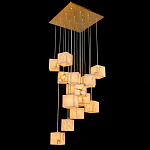 Люстра подвесная с квадратными плафонами из натурального камня Glowing Spheres варинант исполнения - 2 | Loft Concept в Уфе