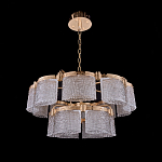 Люстра двухъярусная с текстурными овальными абажурами Splendor Palace Style варинант исполнения - 3 | Loft Concept в Уфе